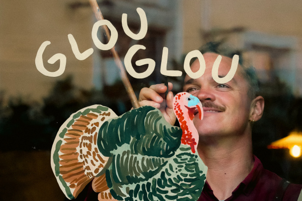 dindon peinture glouglou belleme cave maillard gesret