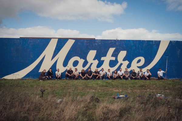 peintres en lettres presents a premiere edition martre