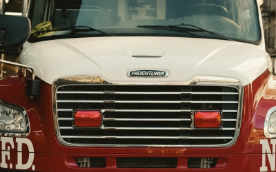 camion pompier new york signpainting peinture lettres squad gesret