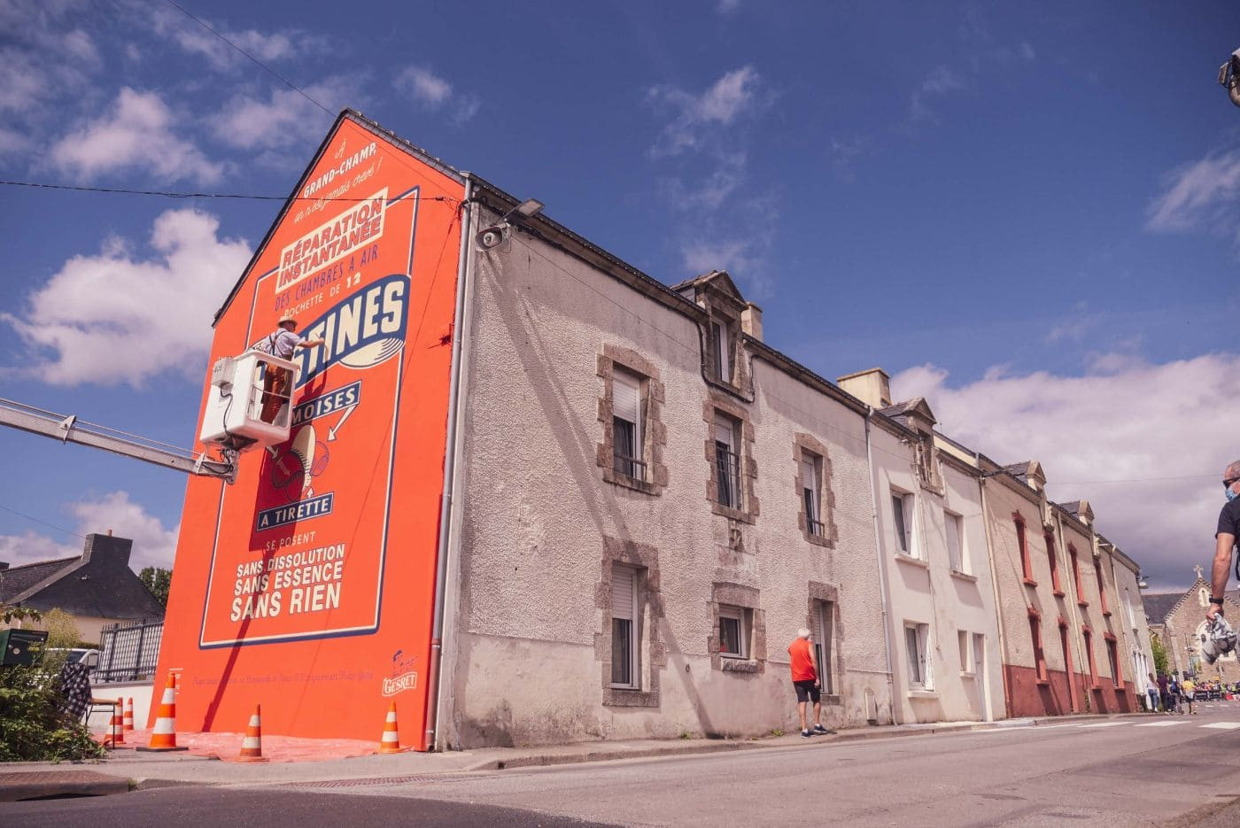 publicite rustines tristan gesret peintre lettres