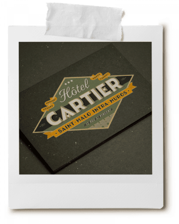 carte de visite hotel cartier gesret