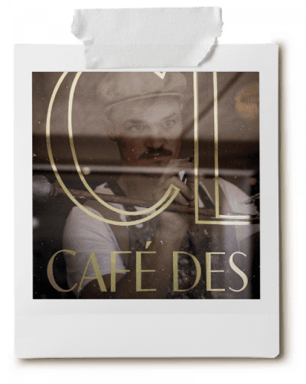 dorure pour vitrine de cafe gesret