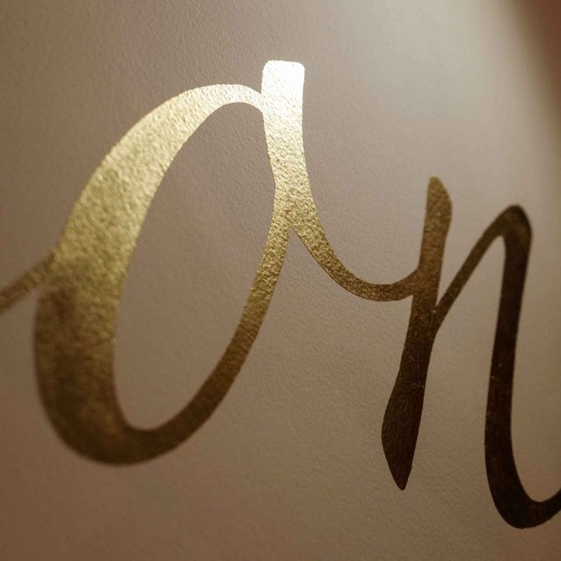 dorure en lettre peinte lecafedeleonore tristangesret