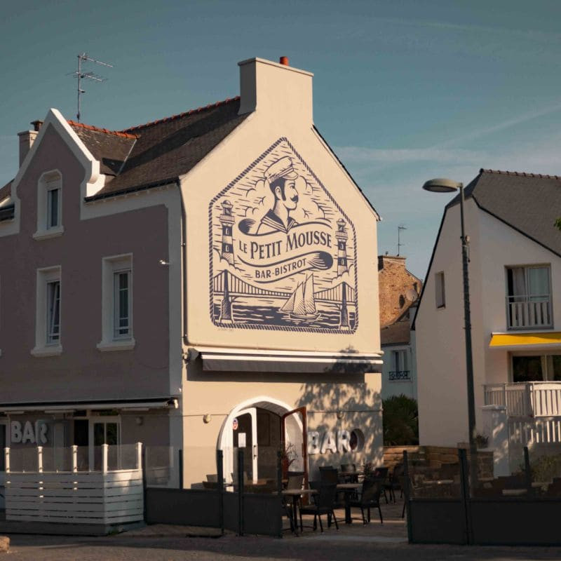 mur peint le petit mousse gesret