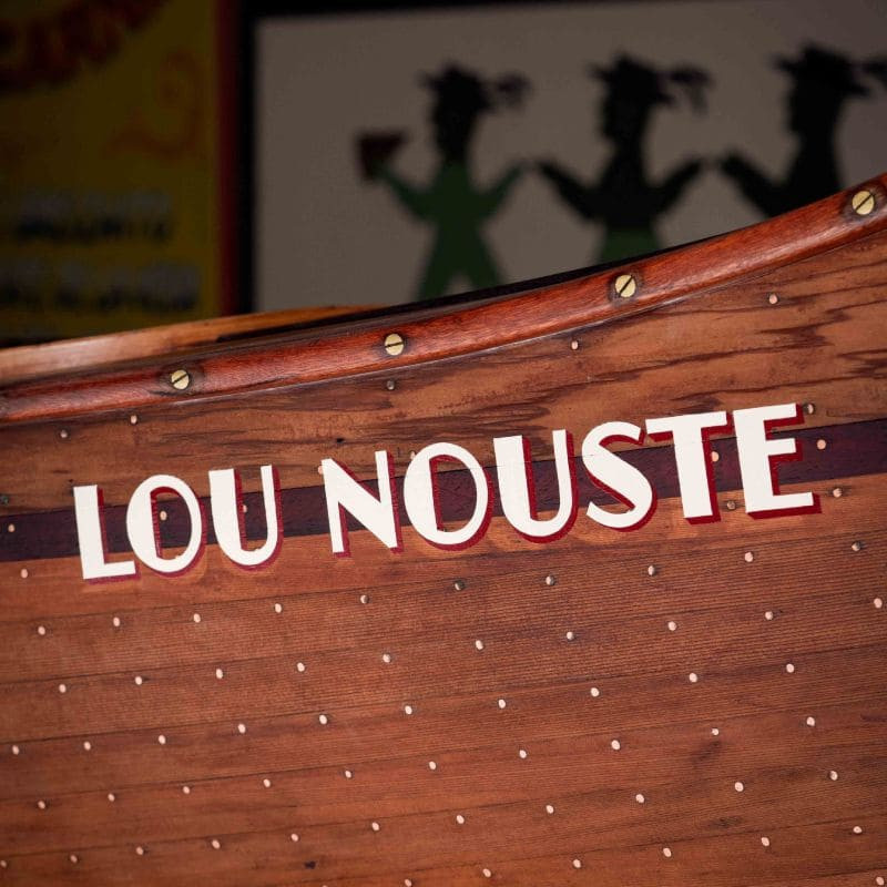 peinture sur canoe lou nouste gesret